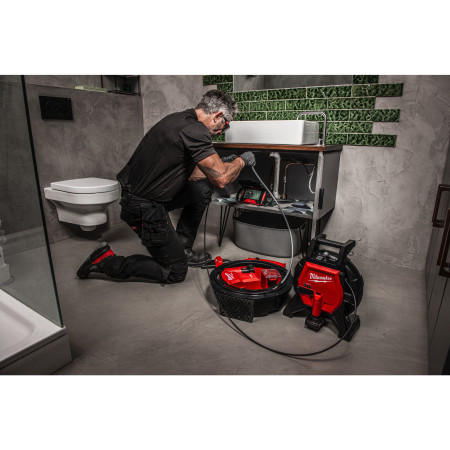 MILWAUKEE M12 HSFSM-0 vysokorychlostní čistič potrubí s ohebnou hřídelí 4933498377