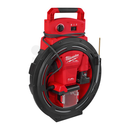 MILWAUKEE M12 HSFSM-602 vysokorychlostní čistič potrubí s ohebnou hřídelí, 2x baterie 6,0 Ah + nabíječka 4933498378