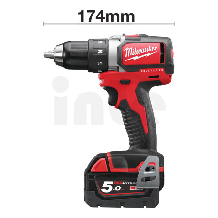 MILWAUKEE M18™ kompaktní bezkomutátorová vrtačka/šroubovák 4933448458