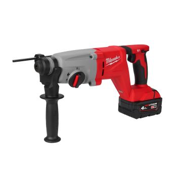 MILWAUKEE M18™ bezuhlíkové vrtací kladivo SDS-Plus 26 mm s rukojetí typu D 4933492481