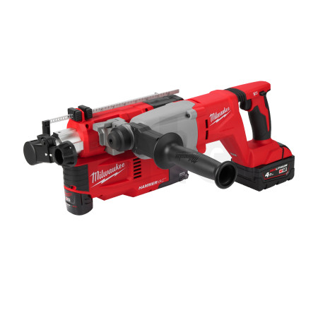MILWAUKEE M18™ bezuhlíkové vrtací kladivo SDS-Plus 26 mm s rukojetí typu D 4933492481