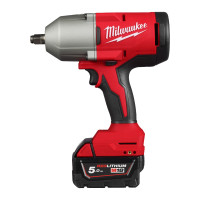 MILWAUKEE M18™ ½″ bezuhlíkový rázový utahovák s pojistným kroužkem 4933498205