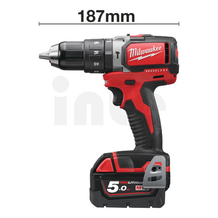 MILWAUKEE M18™ kompaktní bezkomutátorová příklepová vrtačka 4933448472