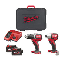 MILWAUKEE M18™ kompaktní bezkomutátorový sada nářadí 4933459746