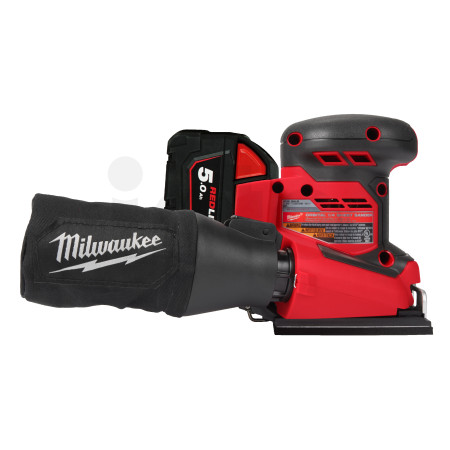 MILWAUKEE M18™ vibrační bruska na čtvrtinu listu brusného papíru 4933479968