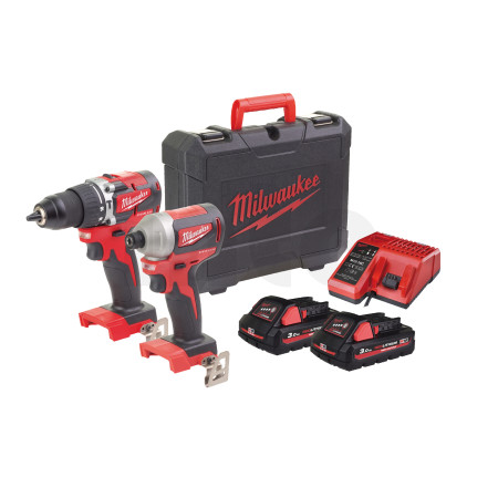 MILWAUKEE M18™ kompaktní bezuhlíková sada nářadí 4933480786