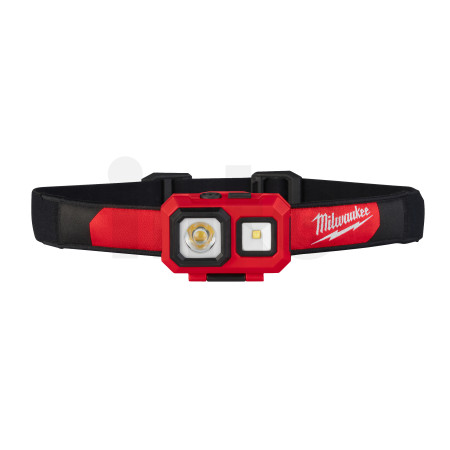 MILWAUKEE Alkalická čelová lampa s bodovým i širokým světelným paprskem 4933471388