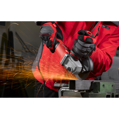MILWAUKEE 1250 W úhlová bruska s odpružením AVS a posuvným spínačem 4933451218
