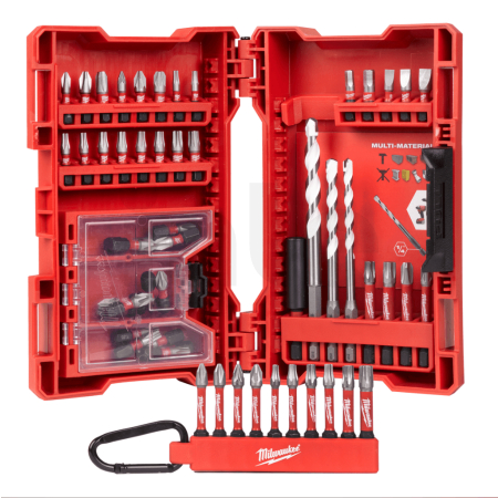 Milwaukee Sada bitů a vrtáků do multimateriálu Milwaukee Shockwave 54 ks 4932479855