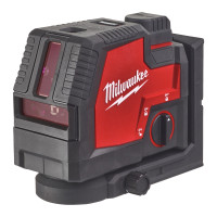 MILWAUKEE USB dobíjecí zelený křížový laser s olovnicí 4933479430