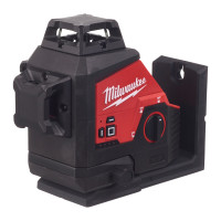 MILWAUKEE M12™ 360° laser se zeleným paprskem a třemi rovinami 4933479428