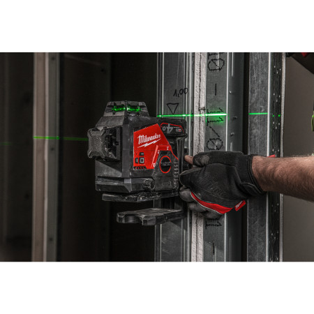 MILWAUKEE Laser M12™ 360° se zeleným paprskem se 3 rovinami 4933478246