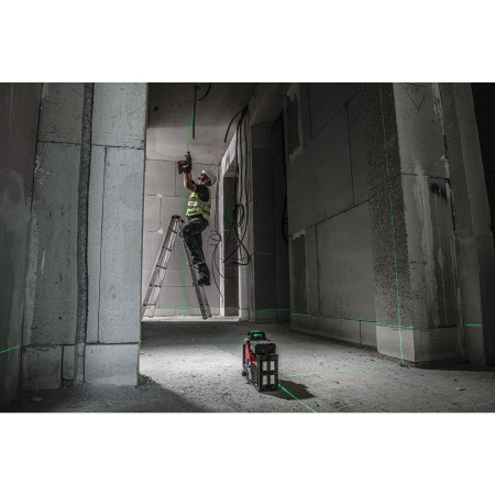MILWAUKEE Laser M12™ 360° se zeleným paprskem se 3 rovinami 4933478246