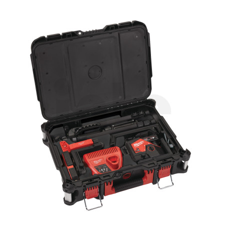 MILWAUKEE Sada laseru M12™ 360° se zeleným paprskem se 3 rovinami a příslušenství 4933478990