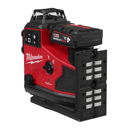 MILWAUKEE M12™ zelený laser s automatickým zarovnáním 360° ve 3 rovinách 4933499003