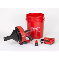 MILWAUKEE M12™ subkompaktní čistič potrubí se spirálou o průměru 8 mm 4933451633