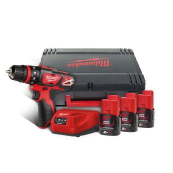 MILWAUKEE M12™ kompaktní vrtačka/šroubovák s rychlovýměnným sklíčidlem 4933459042