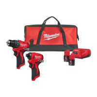 MILWAUKEE M12 bezuhlíková sada nářadí 4933500320