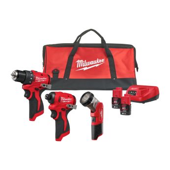 MILWAUKEE M12 bezuhlíková sada nářadí 4933499694