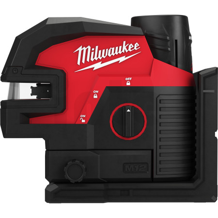 MILWAUKEE M12™ křížový liniový laser se 4 body 4933479204