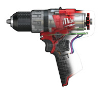 MILWAUKEE M12 FUEL™ 2-rychlostní kompaktní příklepová vrtačka 4933440380