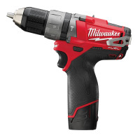 MILWAUKEE M12 FUEL™ 2-rychlostní kompaktní příklepová vrtačka 4933464765