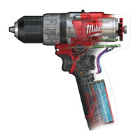 MILWAUKEE M12 FUEL™ 2-rychlostní kompaktní příklepová vrtačka 4933440370