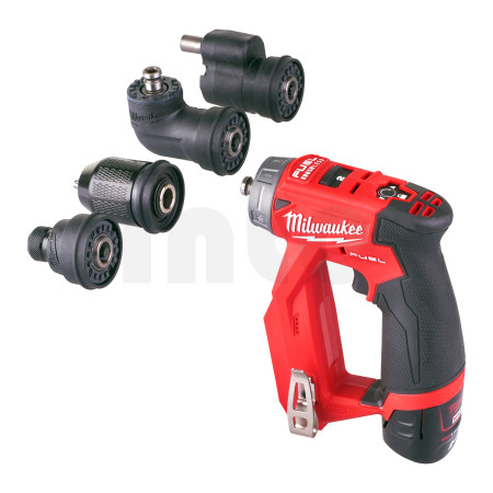 MILWAUKEE M12 FUEL™ vrtací šroubovák s vyměnitelnými nástavci 4933464979