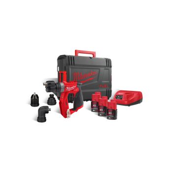 MILWAUKEE M12 FUEL™ instalační vrtací šroubovák s výměnnými hlavami 4933478525