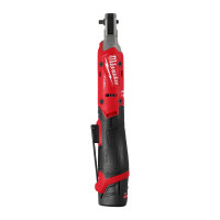 MILWAUKEE Aku ráčna M12 FIR14G2-252B, 1/4", 61Nm, 2x2.5Ah 4933498934