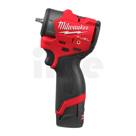MILWAUKEE M12 FSCIWF14-252X FUEL™ ¼″ subkompaktní rázový utahovák s třecím kroužkem, 136 Nm, 2x aku M12 HB2.5 + C12 C 4933498974