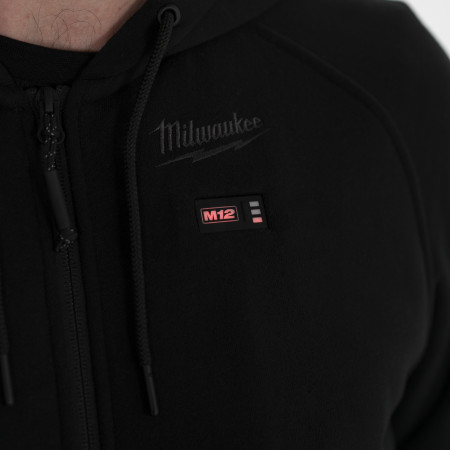 MILWAUKEE Vyhřívaná mikina černá gen. 4 vel.XXL 4932480065