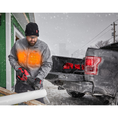 MILWAUKEE M12 HJ GREY5 M12™ vyhřívaná bunda šedá 4933478972