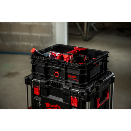 MILWAUKEE PACKOUT™ Nízkoprofilová přepravka 4932499346