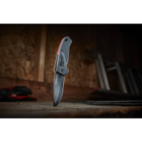 MILWAUKEE HARDLINE™ zavírací nůž 75mm- s hladkým ostřím 4932500663