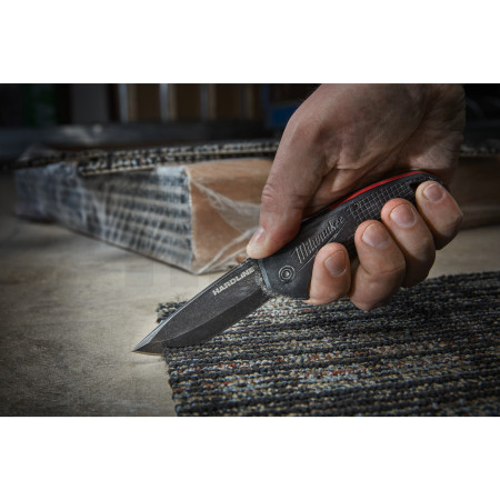 MILWAUKEE HARDLINE™ zavírací nůž 75mm- s hladkým ostřím 4932500663