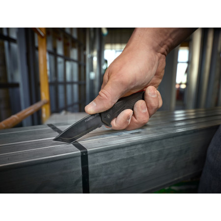 MILWAUKEE HARDLINE™ zavírací nůž 75 mm – se zubatým ostřím 4932500664