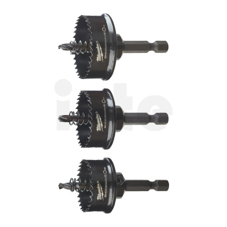 MILWAUKEE Sada kruhových pilek/děrovek Shockwave Impact Duty Holesaw SET, 22, 29, 35 mm 4932501139