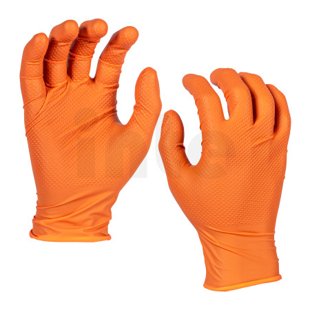 MILWAUKEE Orange Disposable Nitrile Gloves 4932501904