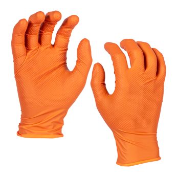 MILWAUKEE Orange Disposable Nitrile Gloves 4932501904
