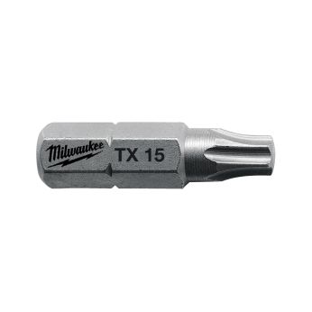 MILWAUKEE Šroubovací bity TX15,25mm (25ks)  4932399595