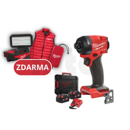 MILWAUKEE M18 FID3MC-502X 1/4" HEX rázový šroubovák/utahovák POWER PACK IN2 4933499450