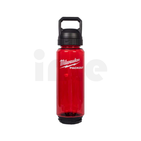 MILWAUKEE Packout láhev 1 005 ml s víčkem – červená 4932498637
