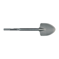 MILWAUKEE Lopatkový sekáč s upínací stopkou K-Hex 21 mm, 450 x 100 mm 4932479218