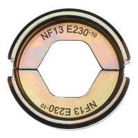 MILWAUKEE Krimpovací čelisti NF13 E230-10 4932479700
