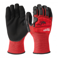MILWAUKEE Povrstvené rukavice s třídou ochrany proti nárazu 3/C- S/7 -1 ks 4932479724