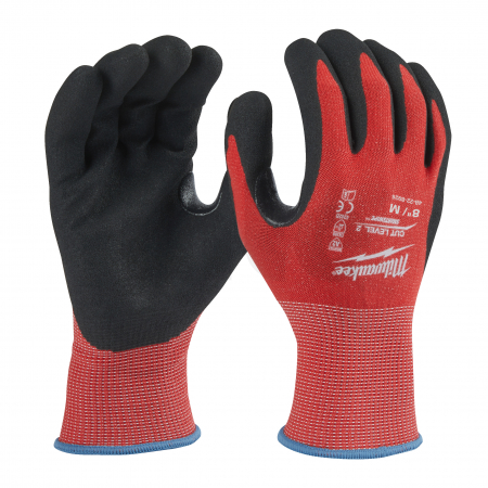 MILWAUKEE Povrstvené rukavice s třídou ochrany proti proříznutí 2/B- M/8 - 1- M/8 - 1 ks 4932479907