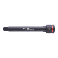 MILWAUKEE Průmyslové hlavice Shockwave 3/4" - Prodloužení 250mm 4932480404