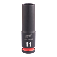 MILWAUKEE Průmyslové hlavice Shockwave 3/8" HEX 11mm dlouhé 4932480285