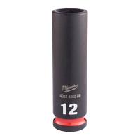 MILWAUKEE Průmyslové hlavice Shockwave 3/8" HEX 12mm dlouhé 4932480286